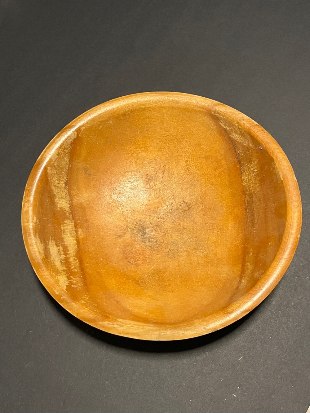 Handmade Vermont Red Birch Deluxe Rustic Wooden Bowl in Warm Tan